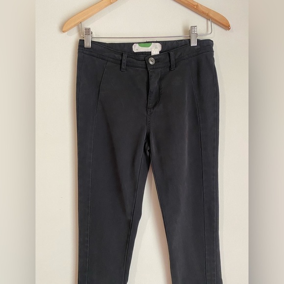 Anthropologie Ribbed Buttoned Ankle Utility Pants Women’s Size 26 - Picture 6 of 11